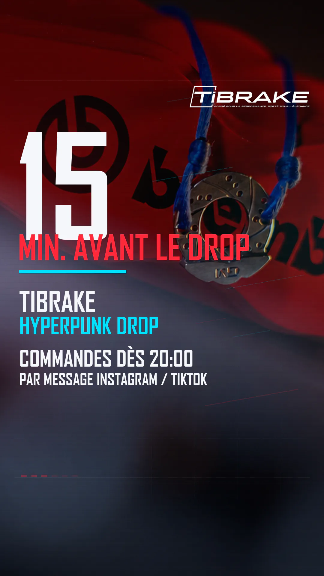 Affiche 15 minutes avant le HYPERPUNK DROP