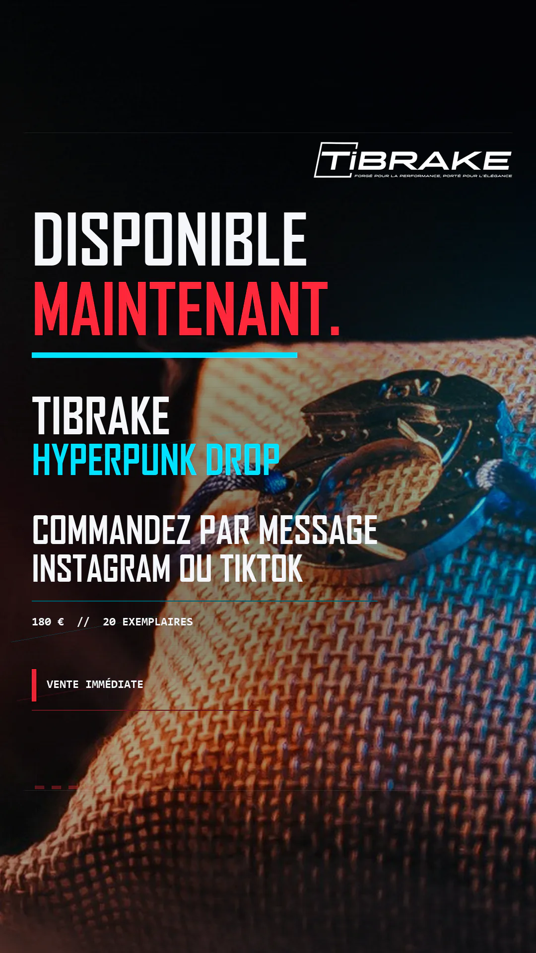 Affiche TIBRAKE disponible maintenant